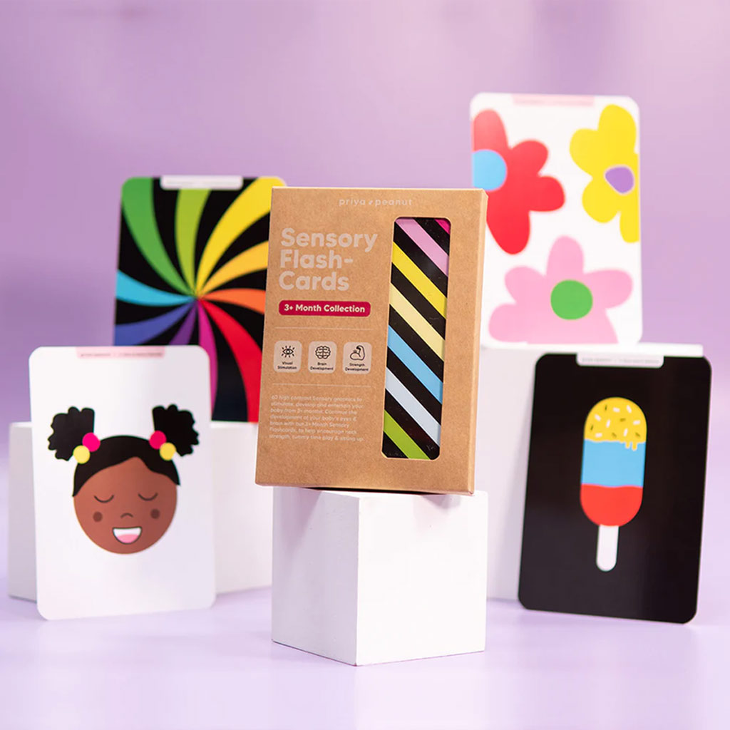 Priya & Peanut Colour Sensory Flash cards